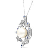Pearl Pendant with Diamond Accent