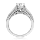 Diamond Semi-Mount Vintage Bridal Ring Set