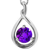 Gemstone Teardrop Pendant