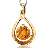 Gemstone Teardrop Pendant