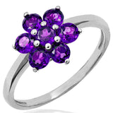 Floral Gemstone Ring