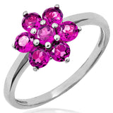 Floral Gemstone Ring