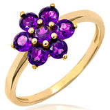 Floral Gemstone Ring