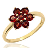 Floral Gemstone Ring