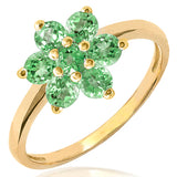 Floral Gemstone Ring