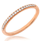 Scallop Set Diamond Band Ring