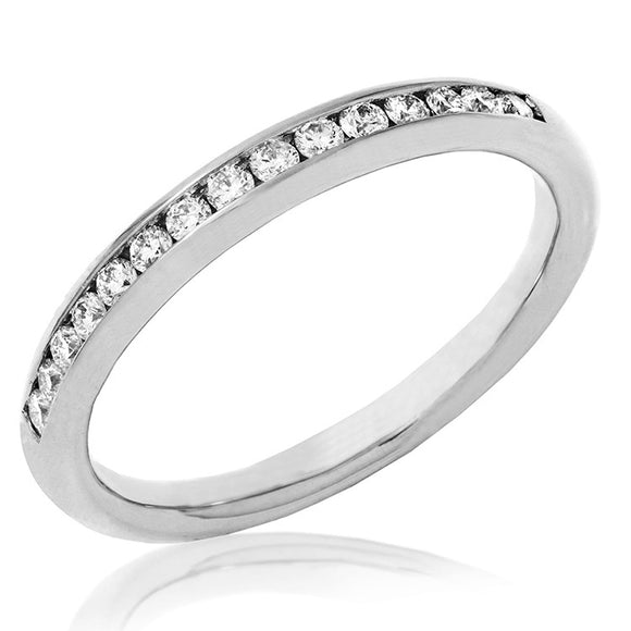 Channel Set Diamond Band Ring