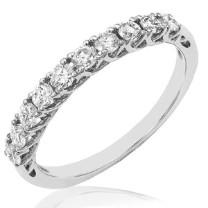 Prong Set Diamond Band Ring