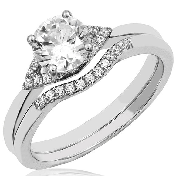 Diamond Semi-Mount Bridal Ring Set