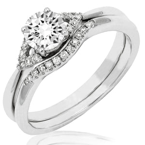 Diamond Semi-Mount Bridal Ring Set