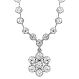 Diamond Illusion Floral Necklace