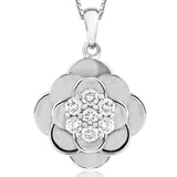 Rose Diamond Cluster Pendant