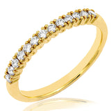 Scallop Set Diamond Band Ring