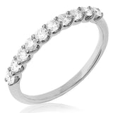 Shared Prong Set Diamond Band