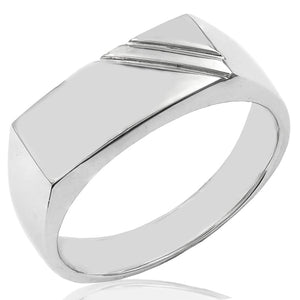 Men's Flat Top Ring