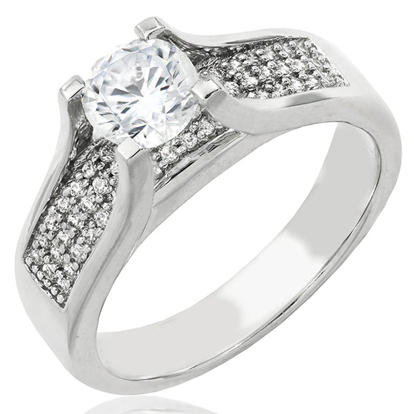 Diamond Semi-Mount Pavé Ring