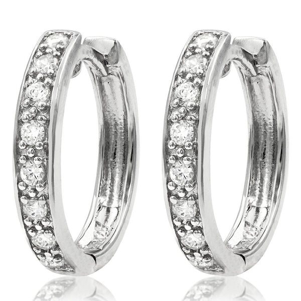 希少NuggetsⅡOriginalArtyfactsfromtheBritis Bead Set Diamond Huggie Earrings – J Nuevo