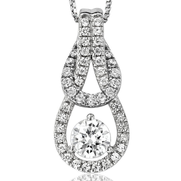 Diamond Inter-loop Semi-Mount Pendant