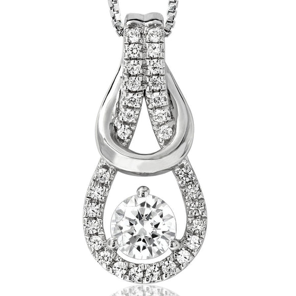 Diamond Inter-loop Semi-Mount Pendant