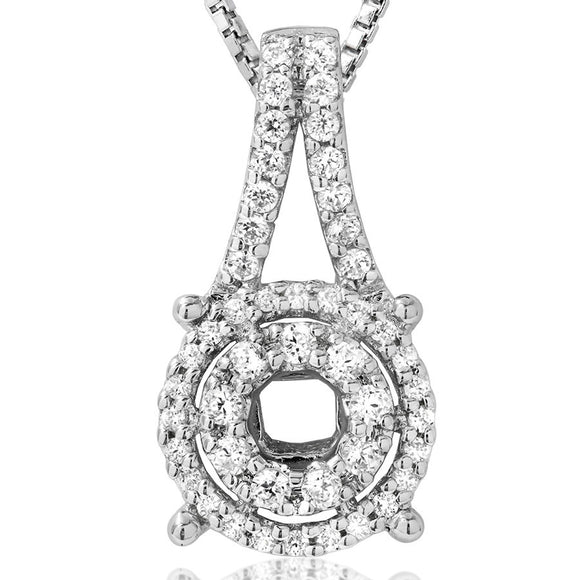 Unique Styled Diamond Pendant