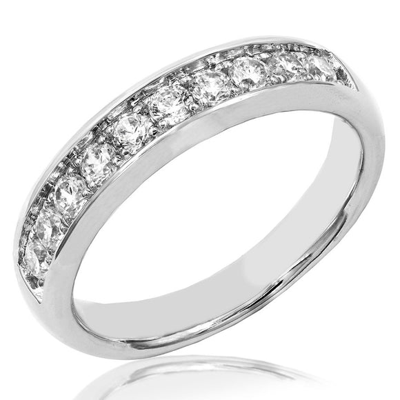 Bead Set Diamond Band Ring