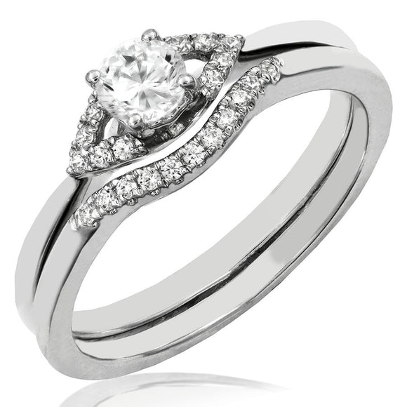 Diamond Semi-Mount Bridal Ring Set