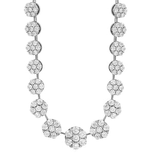 Diamond Cluster Necklace