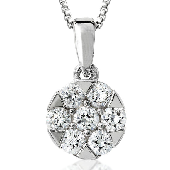 Diamond Cluster Pendant