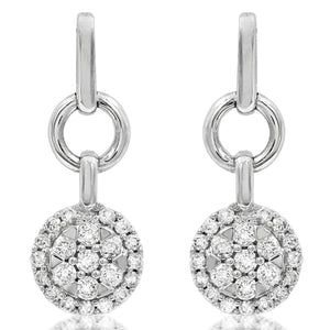 Diamond Cluster Dangle Earring