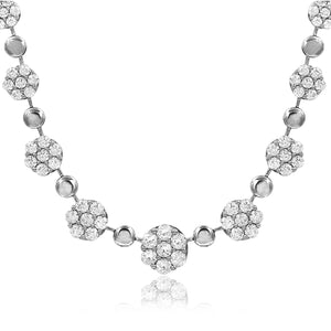 Diamond Cluster Necklace