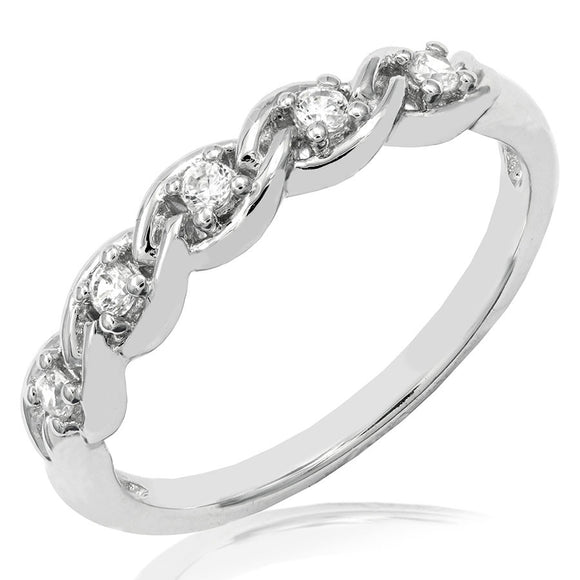 Diamond Twist Ring