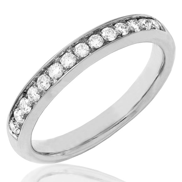 Channel Set Diamond Band Ring