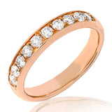 Bead Set Diamond Band Ring