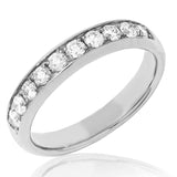 Bead Set Diamond Band Ring