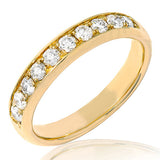 Bead Set Diamond Band Ring