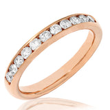 Channel Set Diamond Band Ring