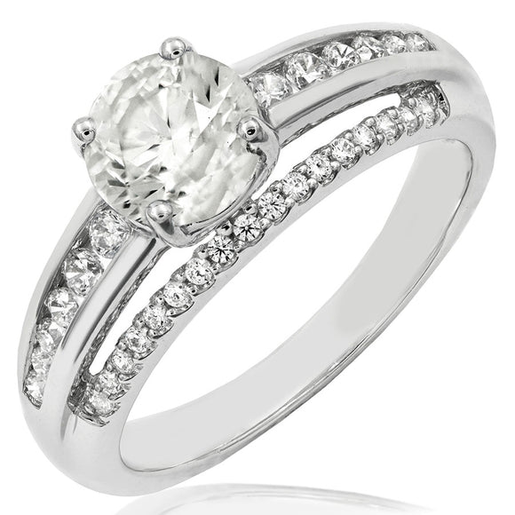 Diamond Semi-Mount Engagement Ring