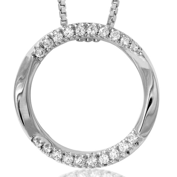 Diamond Circle Pendant