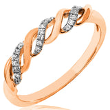 Diamond Twist Ring