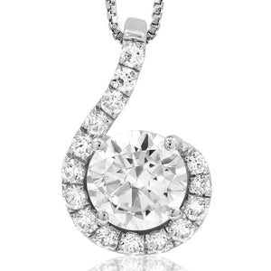 Diamond Semi-Mount Pendant