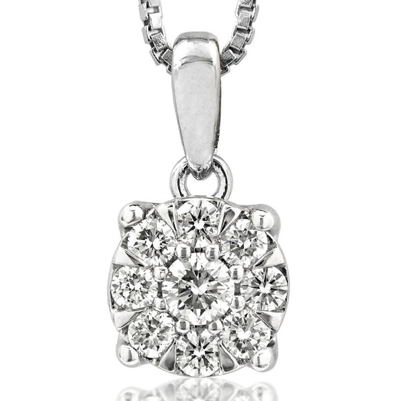 Diamond Cluster Pendant