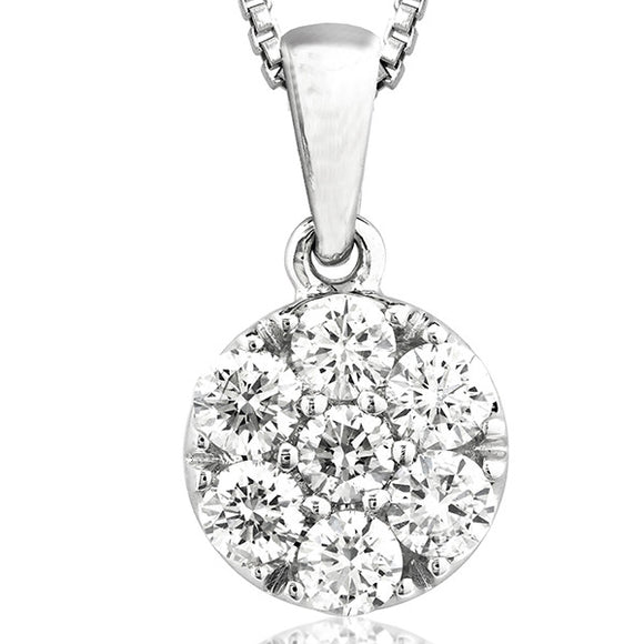 Diamond Cluster Pendant