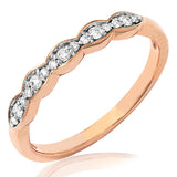 Bead Set Diamond Band Ring