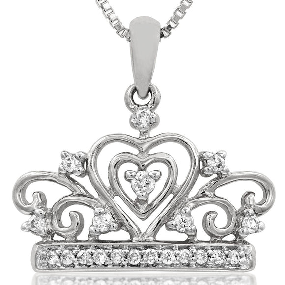 Diamond Crown Pendant