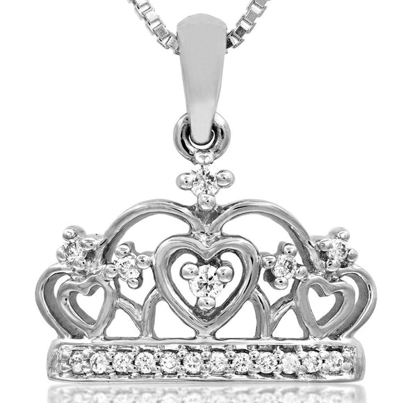 Diamond Crown Pendant