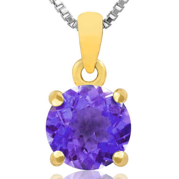 Round Gemstone Pendant