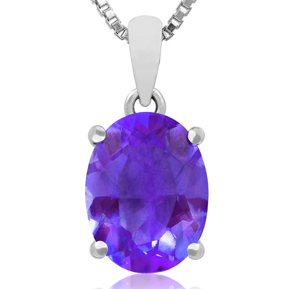 Round Gemstone Pendant