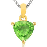 Triangular Gemstone Pendant