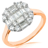 Cushion Diamond Composite Ring