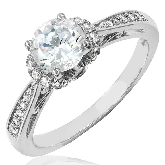 Diamond Engagement Semi-Mount Ring